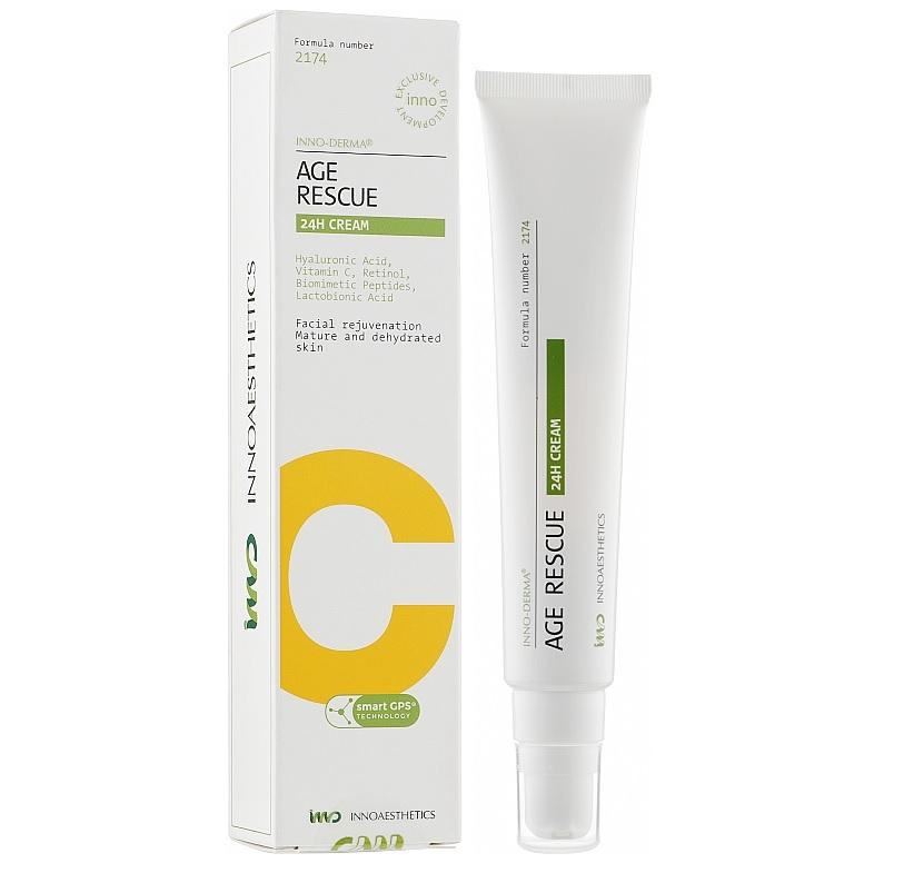 Crème active anti-âge Age Rescue 24H Cream Innoesthetics 50 g