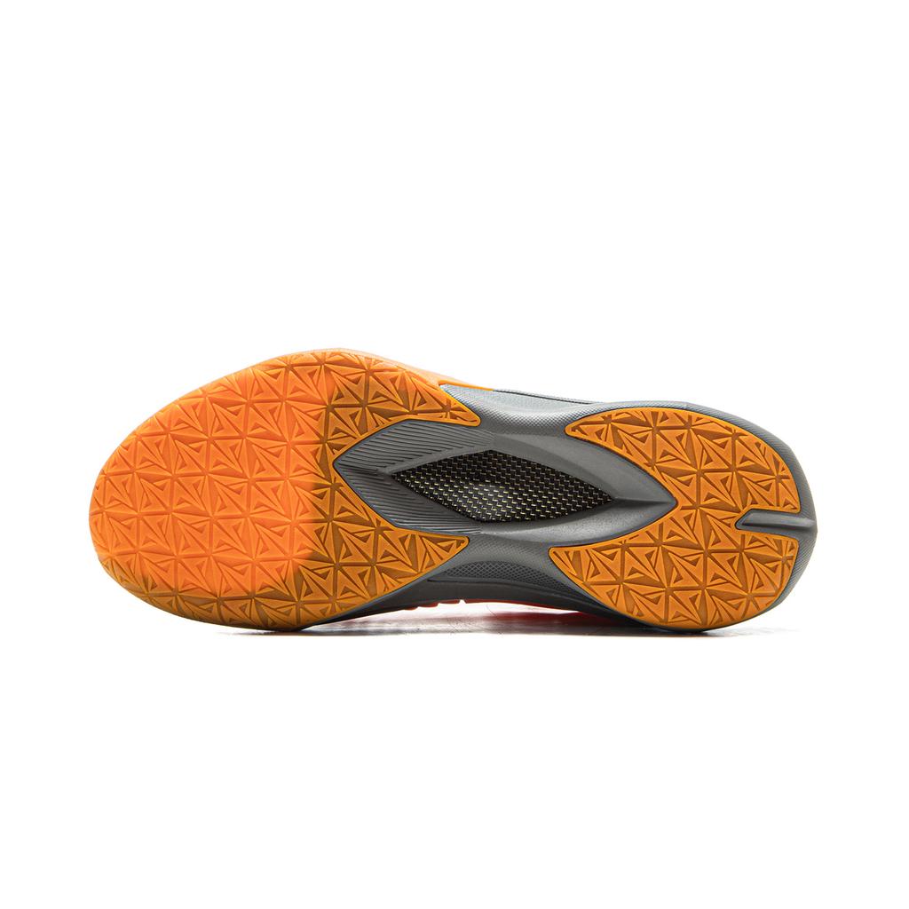 New LiNing JB3 Coverage Anti Rollover Low Top Basketball Shoes Men's Gray Orange ABAU107-26