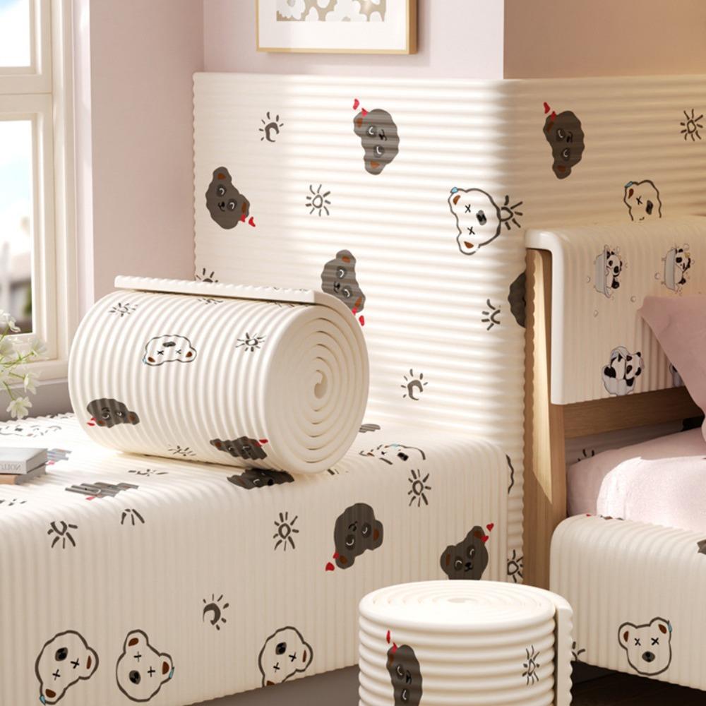 Self Adhesive Desk Edge Guard Strip 2m Foam Bumper Anti Collision Cushion  for Window Sill Bedside