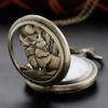Moon Werewolf Beast Totem Quartz Pocket Watch Vintage Gentleman Pendant Universal Festival Gift for Boys and Girls