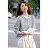 Mokana Women's Double-Layer Knit Long-Sleeve Sweater