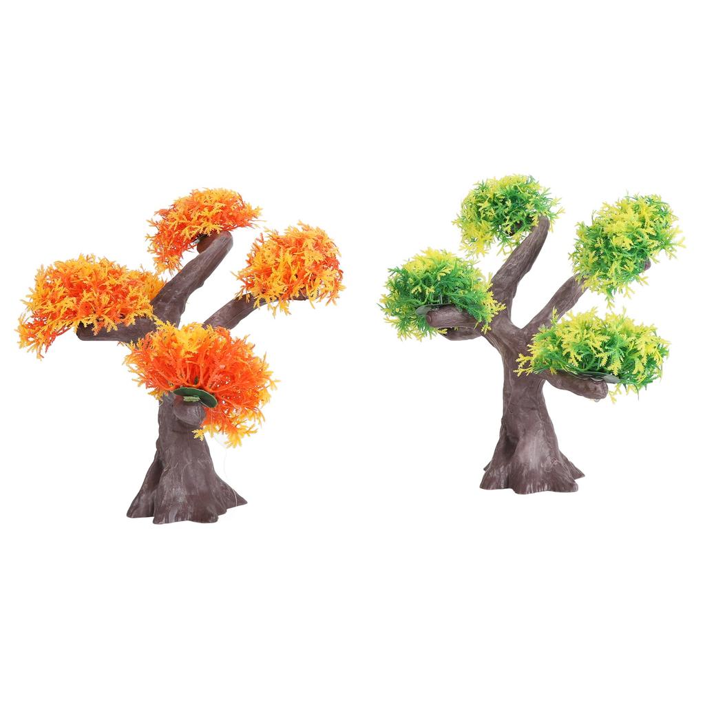 2 Pcs Aquarium Artificial Plants Lifelike Moss Aquatic Weeds Artificial Fish Tank Plants Fish Tank Decorations