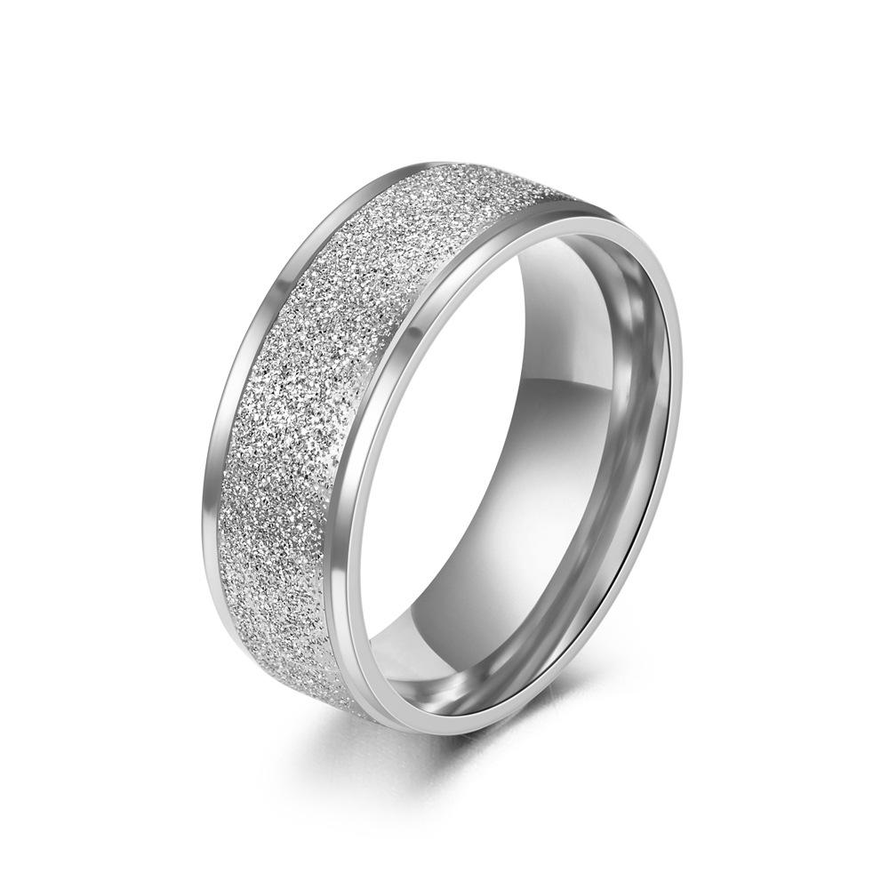 Lover Titanium Steel 8mm Ring Jewelry