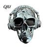 Skull Car Interior Accessories Vent Clips, Metal Head Air Personalized for Enthusiasts Freshener Charm, Halloween Auto Accessory Men Women Gothic