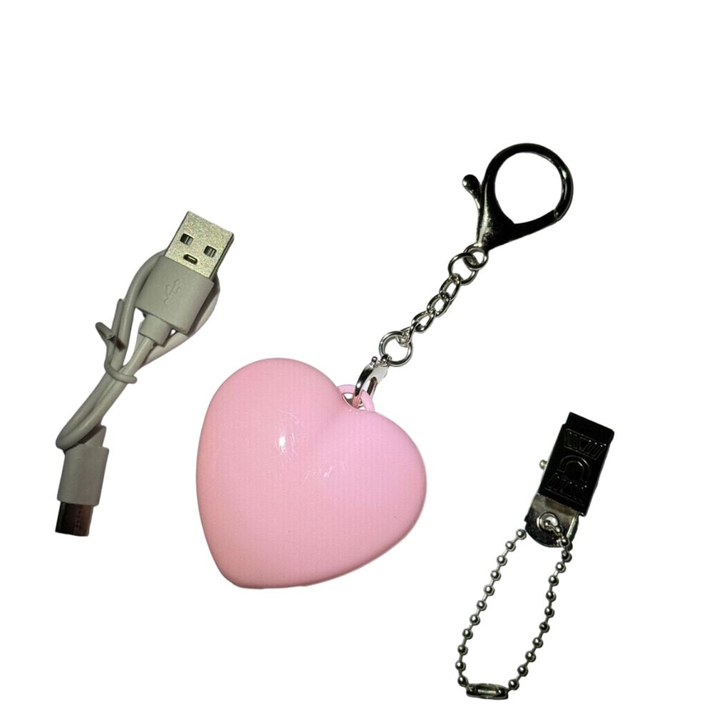 Automatic Motion Activation Heart-Shaped LED Light TypeC Charging Touch Control Wallet Light Portable Mini Keychain Light