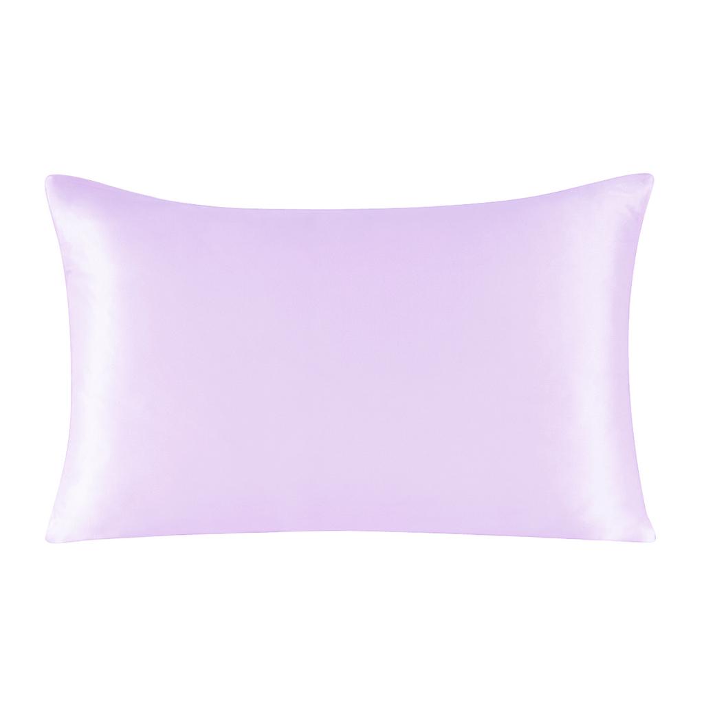 One Side 100% Mulberry Silk Pillowcase with Hidden Zipper Solid Color Pillow Case for Sleep and Skin Care