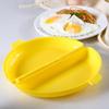Microwave Omelette Egg Maker Tray Non-toxic Eggs Steamer Box Silicone Egg Cooker Egg Omelet Poacher Microwave Egg Cooker
