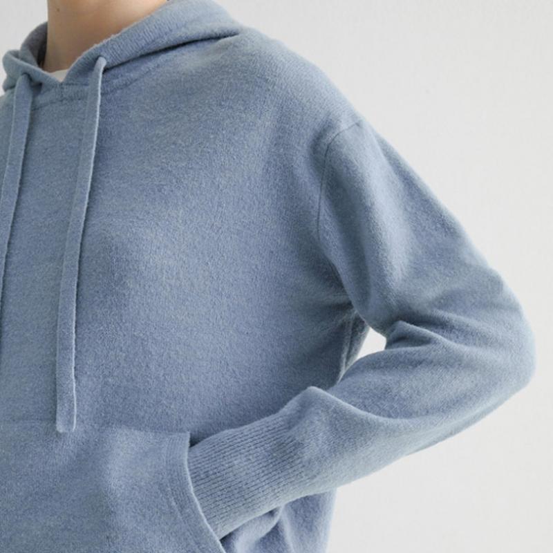  Pletený top s kapucí She S MiSS BaSic SSkpoo42080 Bl