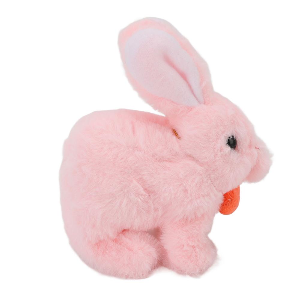   Bunny Toy Plush Interactive Easter Electronic Hopping Bunny Toy with Sound Wiggle Ears for Birthday Gift