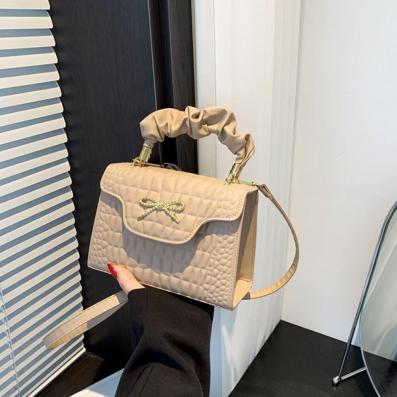 Crocodile Pattern Portable Small Square Bag Women's New Fashion Shoulder Bag Delivery Versatile Messenger Bag