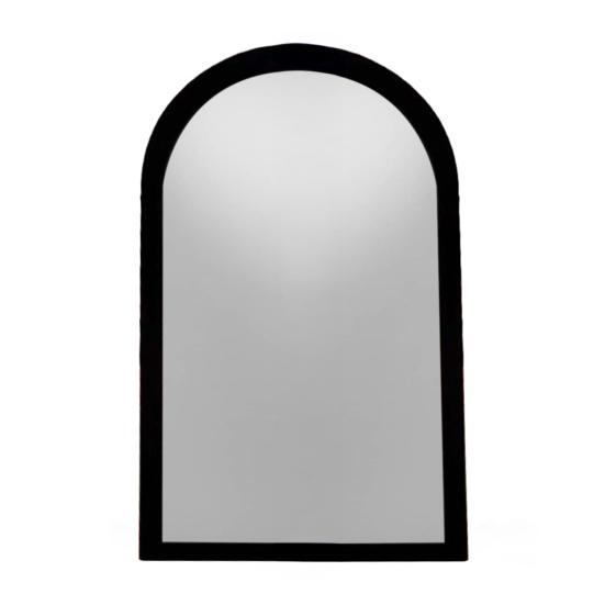 Halloween Novelty Ghost Mirror Light-up Hologram Ghost Mirror with LED Light for Haunted House Indoor Bedroom Kitchen Fireplace Decor