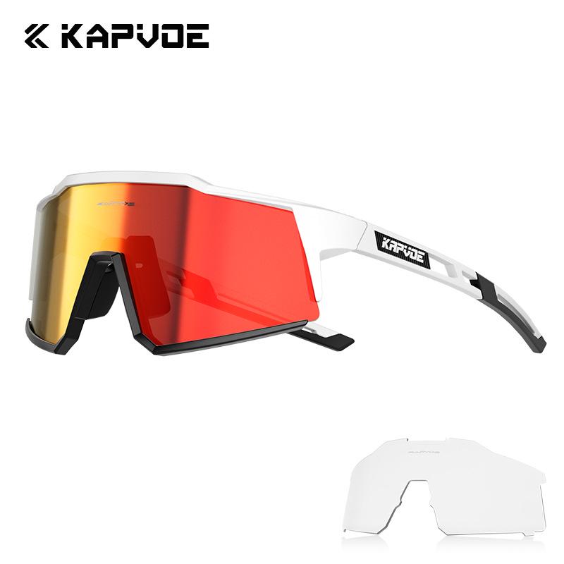 KAPVOE Color-Changing Windproof Cycling Goggles for Men and Women