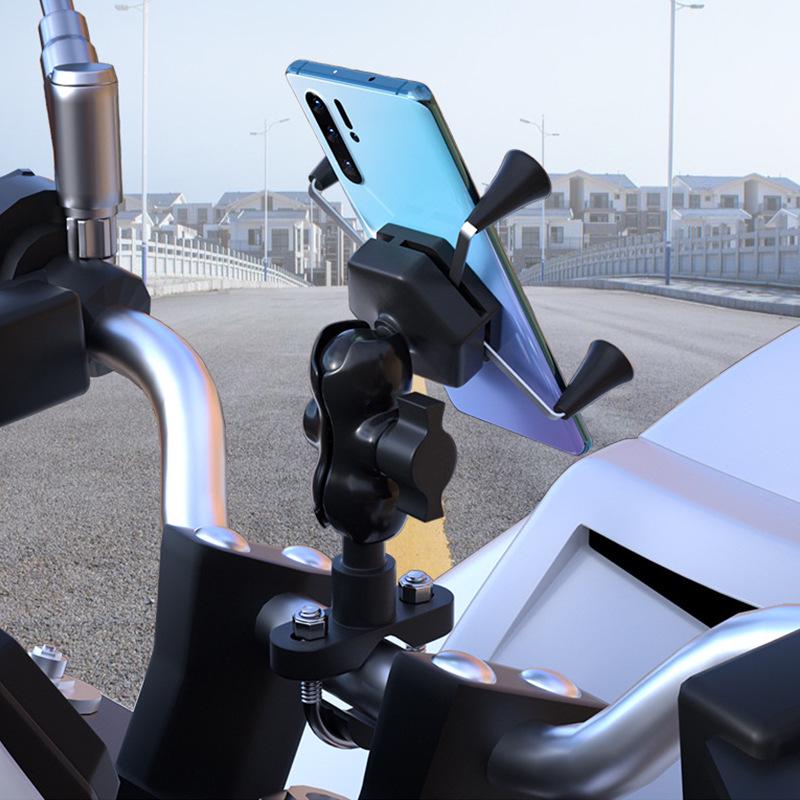 Handlebar Mount Motorcycle Phone Holder for 3.5-6.5 Inch Devices