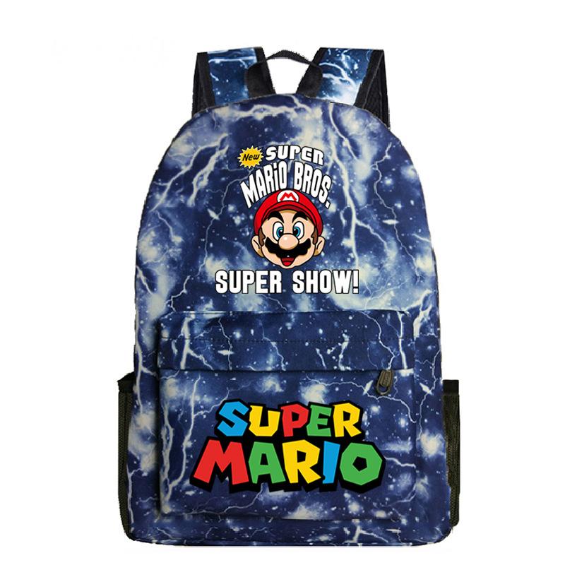 Peripheral Cartoon Printed Backpack, High-Capacity Schoolbag For Primary And Secondary School Students
