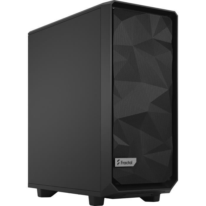 Fractal design - boîtier pc meshify 2 compact noir panneau solide