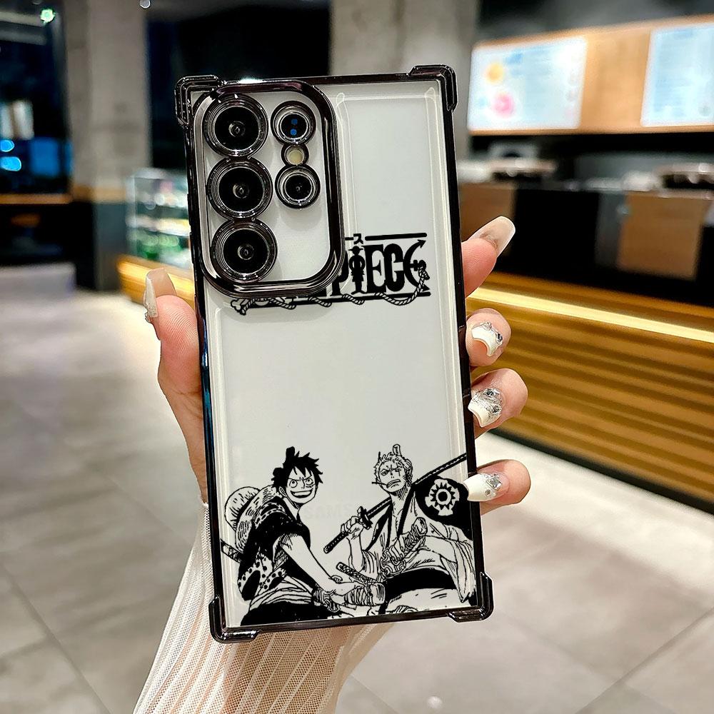 

Zoro Luffy Law Comics Coque For Galaxy S26 Ultra Phone Case For Samsung S26 S25 S24 S23 S21 Ultra S20 FE S25 Plus 5G Soft Cover Galaxy S20 Ultra