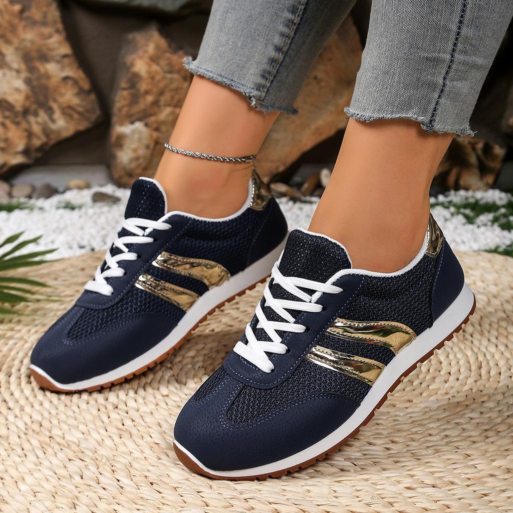 Fashion New Casual Running Shoes for Women In Spring and Autumn, with Flat Mesh Surface, Breathable, Comfortable and Fashionable