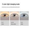 20-Inch Modern Crystal Ceiling Fan with App-Controlled Smart Remote