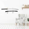 Fashionable Swords Hanger Bracket Rack with Mounting Hardware Supports Various Swords 2 Pack Supplies for Home Use