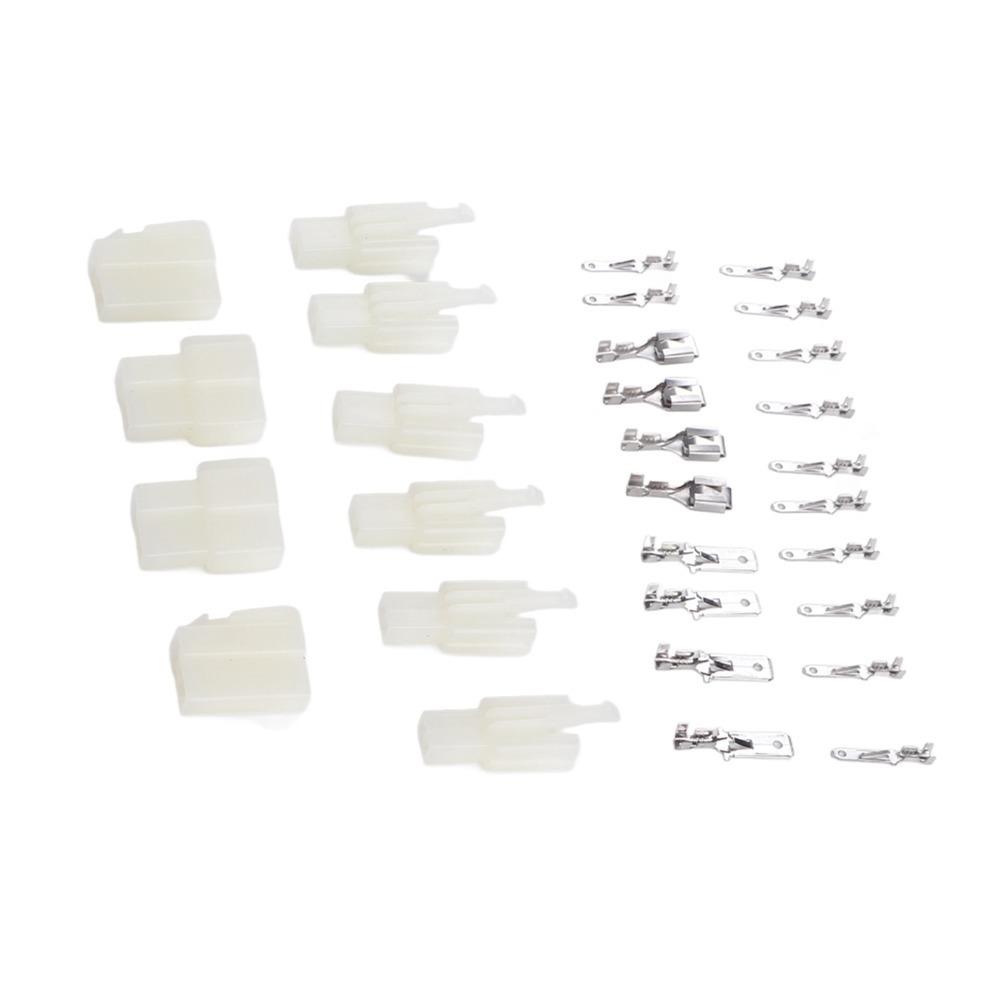 2 Set 2 Pin Connector Pin Set Female Male Connector Pin Controller Plug Connector  Motorbike