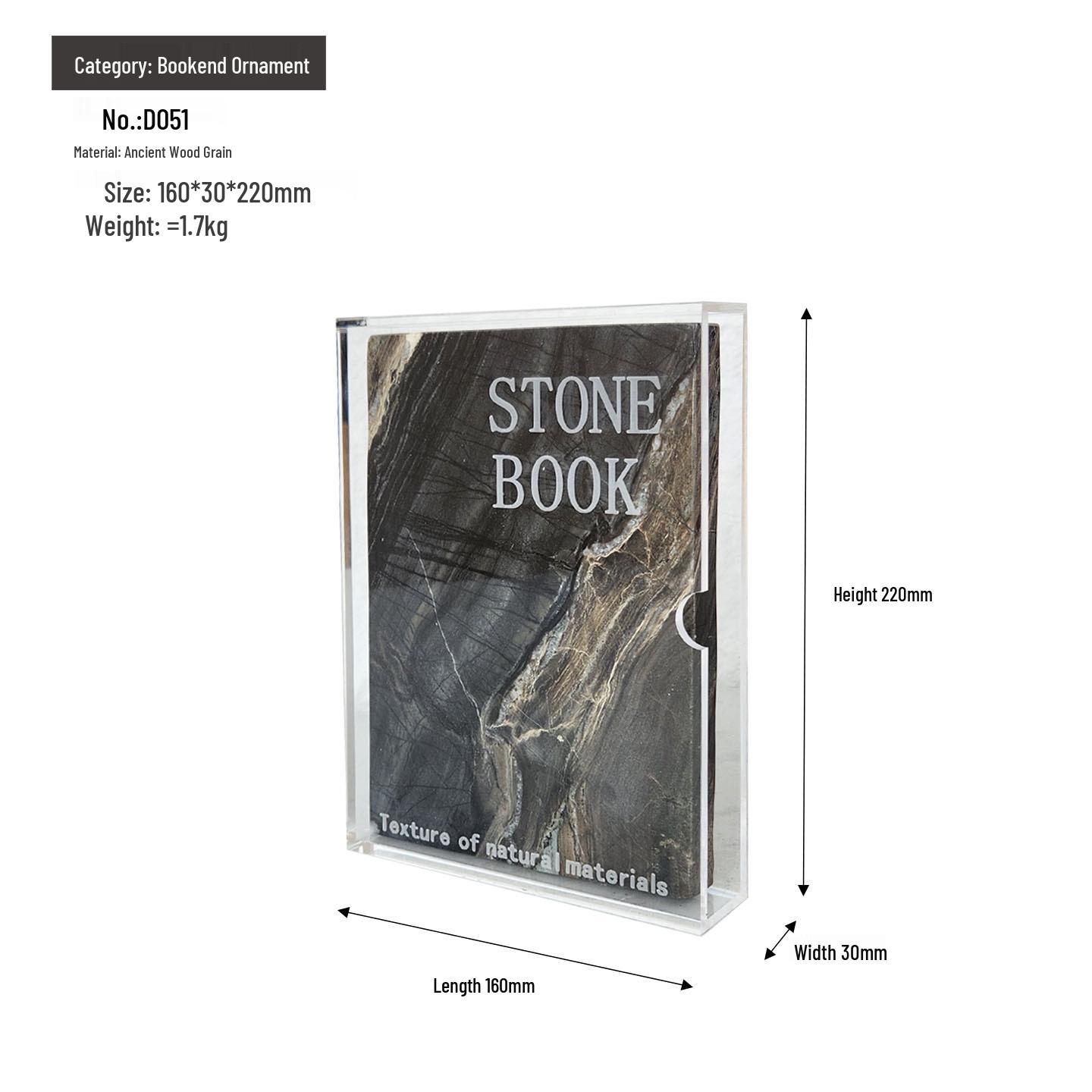 

Элегантные современные мраморные книжные подставки для декора дома или офиса