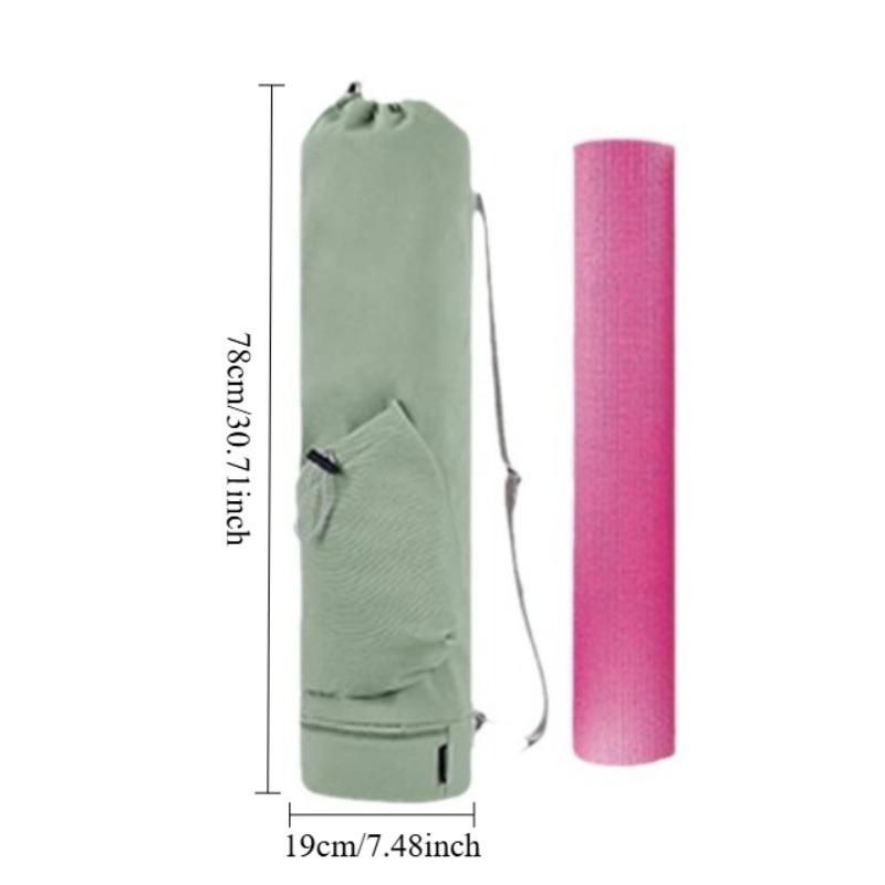 1pcs Yoga Mat Storage Bag with Water Bottle Pocket Multi-Functial Outdoor Sports Fitness Yoga Mat Carry Bag
