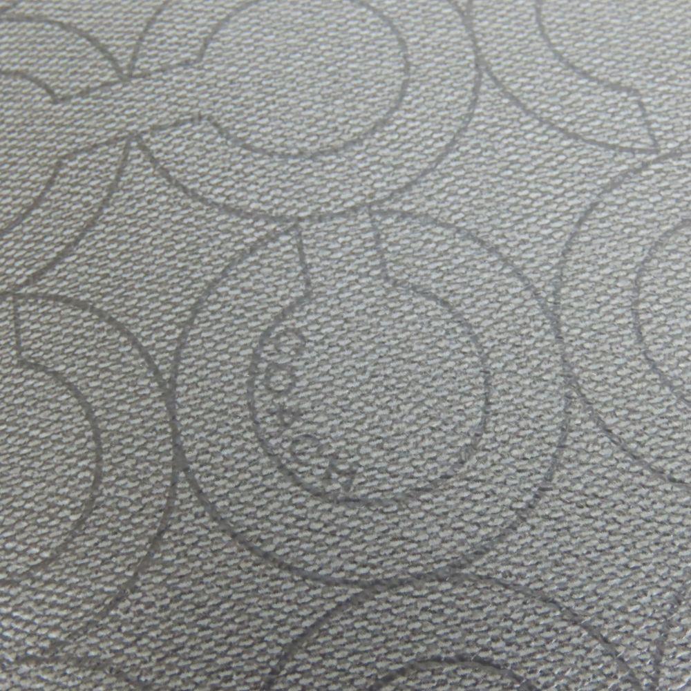 Used COACH Shoulder Bag Op art 70267 PVC gray black