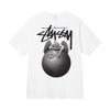 Grenzüberschreitende europäische und amerikanische Trendmarken, eine Vielzahl bedruckter Herren- und Damen-Kurzarm-T-Shirts, 220 Gramm lockere Streetwear-T-Shirts