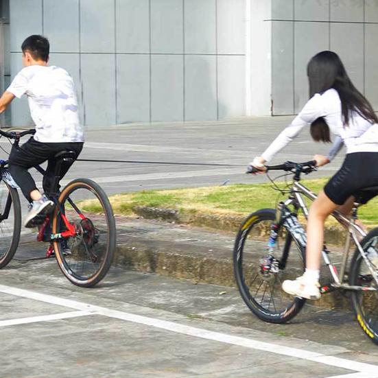 Utendørs terrengsykkel slepetau Heavy Duty uttrekkbar foreldre-barn Barn MTB landeveissykkel Trekkstropp bak sykkel Trekkenhet Sykkeltilbehør
