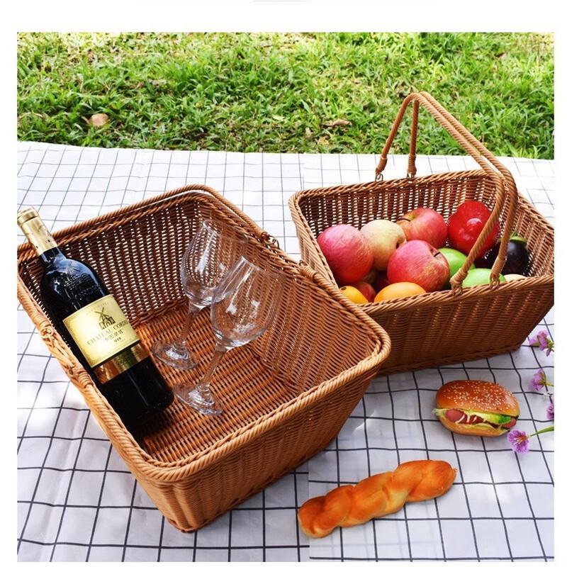 Liny Pan Hand-Woven Picnic Storage Basket