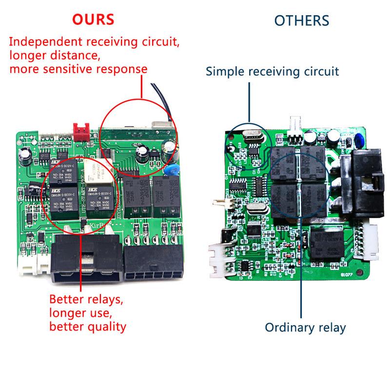 Universal Car alarm Auto remote starter Smart key Start stop button system Car accessory Engine Ignition Autostart Kit For Ford