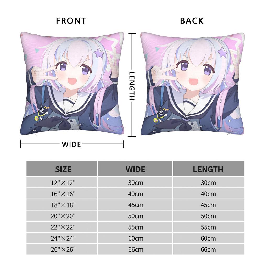Blue Archive Ryuuge Kisaki Pillow Cover  Morden Pillow Case For Wedding Party Home Decor Graphic Pillowcases Gift