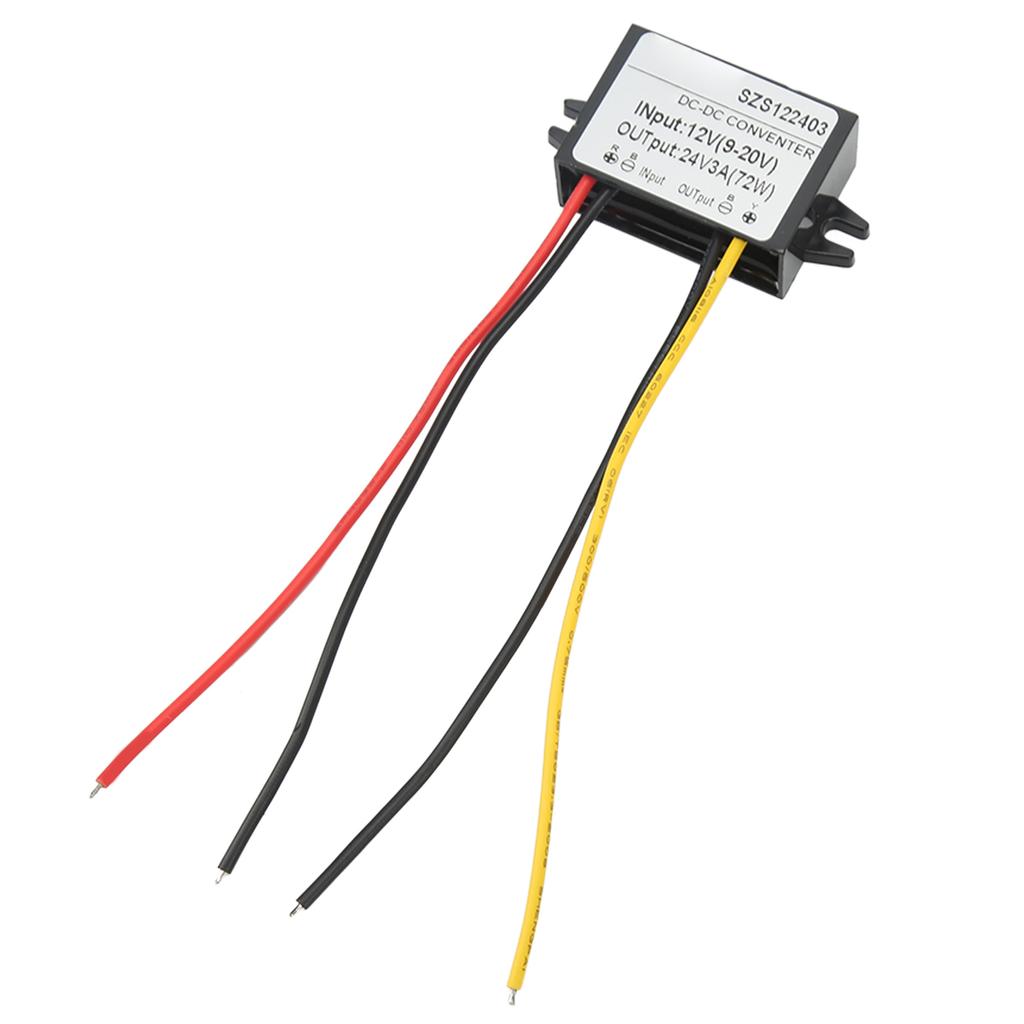 DC To DC 12V 9?20V To 24V3A Boost Converter Waterproof Ultra Thin Step Up Converter for Electrical