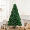 1pc Christmas Tree Large Christmas Ornaments High Quality Artificial Xmas Tree Indoor Outdoor Green With Metal Stand PVC