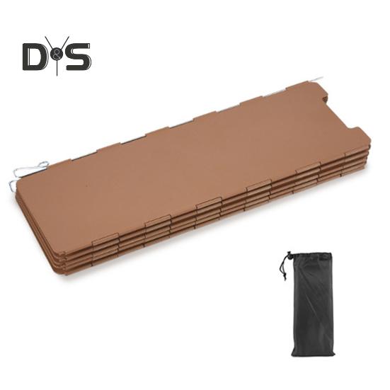 

Складная ветрозащита для кемпинговой печи, портативная прочная металлическая, для походов и пикников, десятикратная ветрозащитная бутановая газовая горелка, ветрозащита хаки