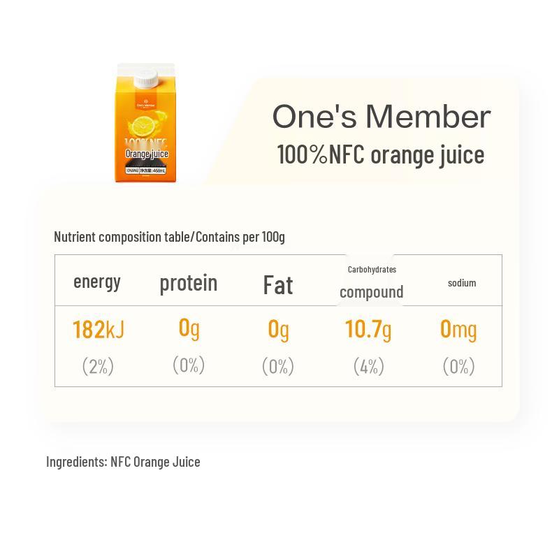 No.1 Club 100% NFC Orange Juice 6-Pack Gift Set