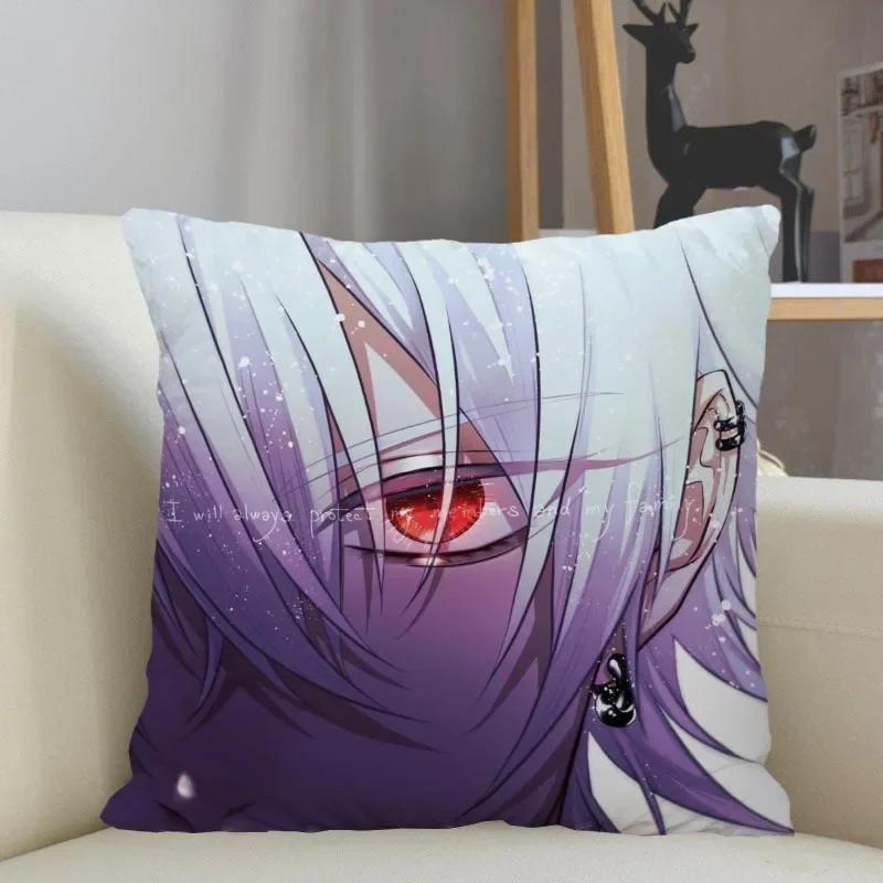 Hypnosis Mic -Division Rap Battle Pillowcase Home Decoration 45x45cm Zipper Square Pillowcase Throw Pillow Cover Drop Shipping