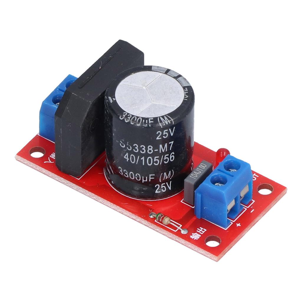 Rectifier Filter Power Board 8A AC To DC Electrical Accessory with Red LED Indicator