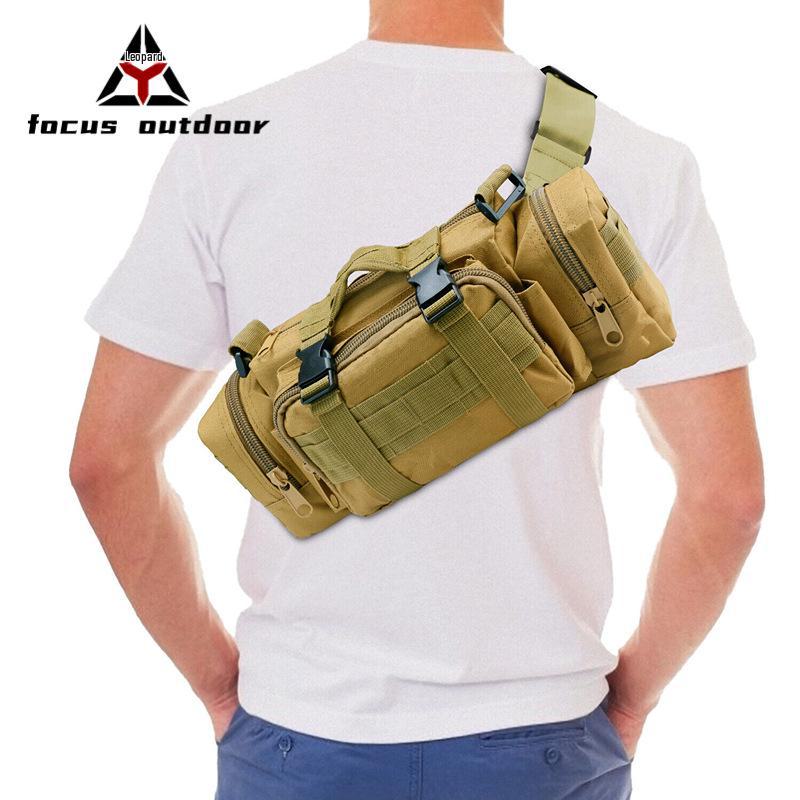 MOLLE Tactical Multi-Function Waist Bag for Outdoor Fishing & Camera Storage