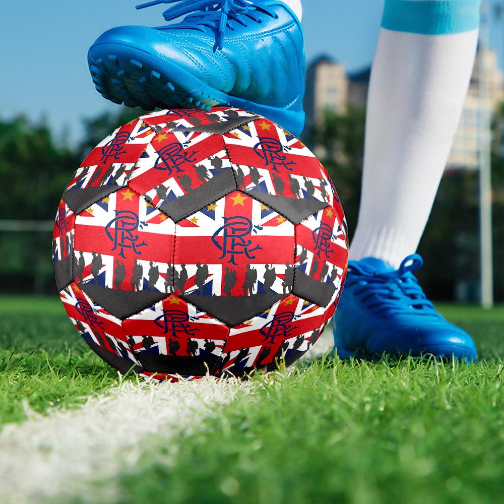 Rangers F.C Theme Size 5 Soccer Ball, Suitable for Both Indoor and Outdoor Matches, a Gift Suitable for Everyone.
