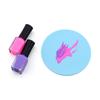 1PCS Silicone Paint Palette Mat Round Folding Reusable Nail Art Stamping Pad DIY Manicure Nail Art Implements Painting Tools
