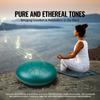 VEVOR Steel Tongue Drum, 12 in & 13 Notes, C Major Steel Drum for Outside Garden, with 2 Mallets & Carry Bag