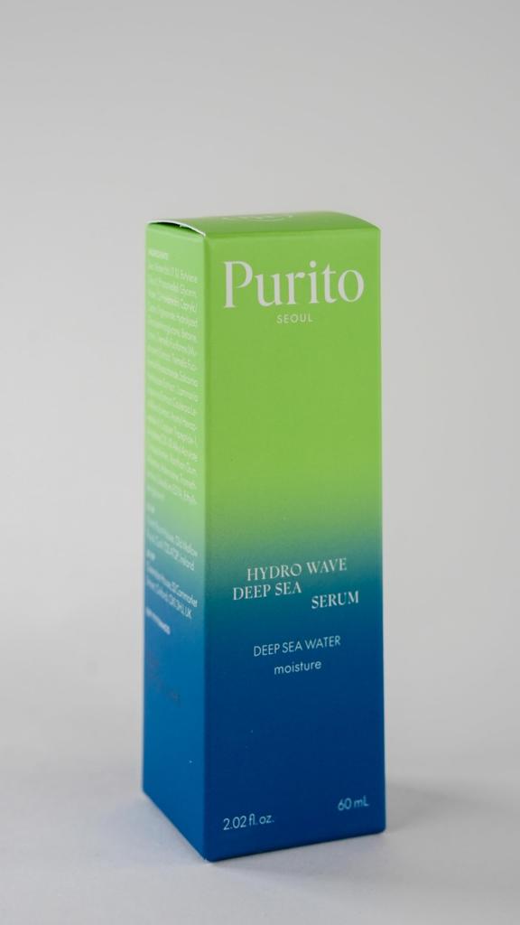 PURITO Deep Sea Beauty Serum  66% Deep Sea Water + Marine Complex + Snow Mushroom  Facial Serum  Hydrates and Plumps Skin  Lightweight & Non-Greasy