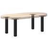 Vidaxl Coffee Table Legs, 4 Pcs, Black, 30-32 Cm, Steel