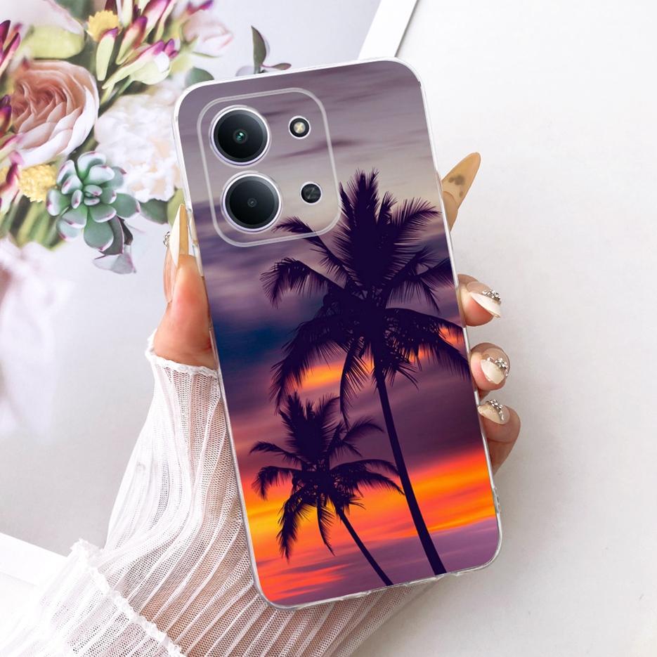 For Xiaomi Redmi 15C 4G Case Redmi15C 5G Colorful Flowers Painted Phone Case For Xiaomi Poco C85 C 85 Redmi 15C Soft Cover Shell