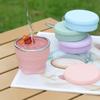 200ml Foldable Silicone Cup Silicone Drinking Mug New Portable Drinking Cup  Camping
