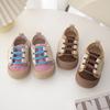 Korean Version of Corduroy Children's Board Shoes 22 Autumn and Winter Boys and Girls Vintage Thin Velvet Insoles