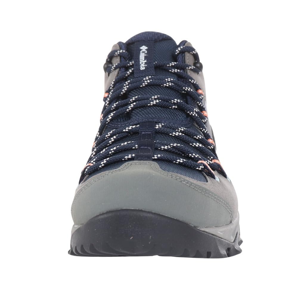 Columbia Saber Five Mid Outdry Lightweight Waterproof Hiking YM8135 464 Size Shoes, High-Top, Men's, (Navy, 26.0)