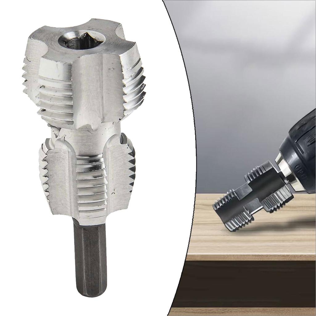 PRP Water Pipe Inner Hole Drill For 1/2inch And 3/4inch Pipes Double Heads Used House Drill Bit Water Pipe Tapping Tool
