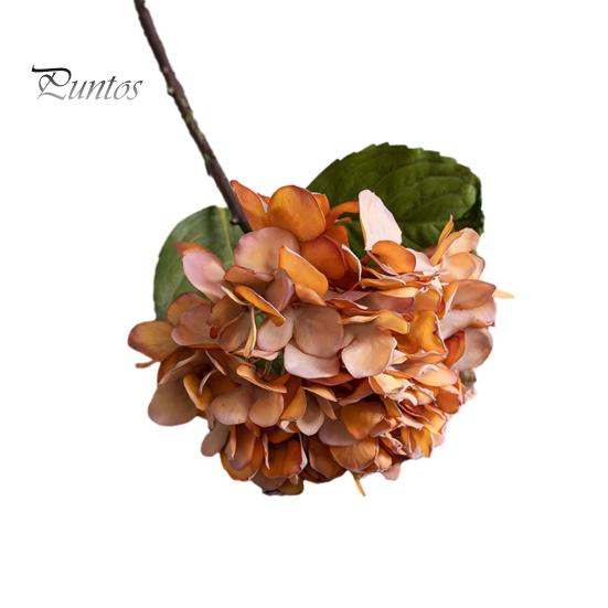 

Искусственный цветок, устойчивый к выцветанию, имитация гортензии, реалистичное искусственное растение для украшения дома, свадьбы светло-коричневого